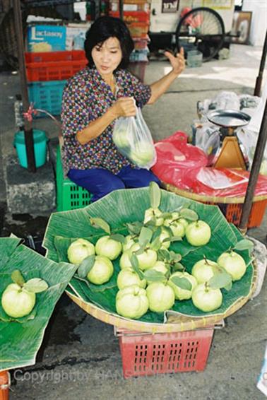 02 Thailand 2002 F1070006 Bangkok Obstverkäuferin_478